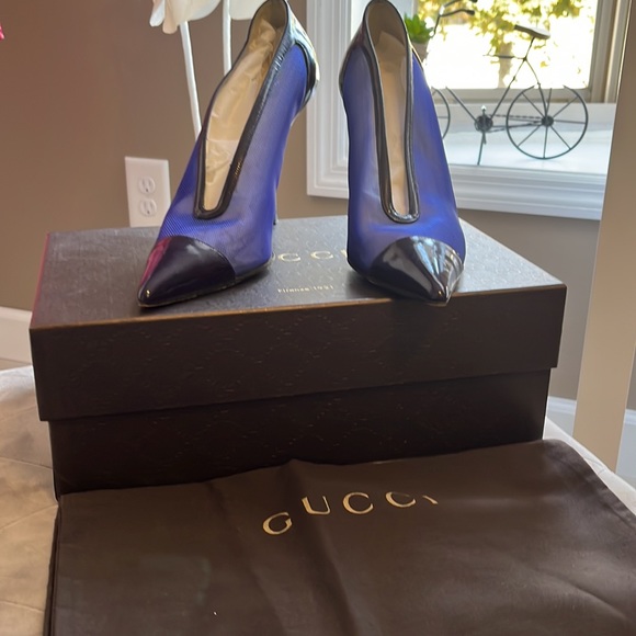 GUCCI- Size 37- Dust Bag inc.Box inc. Extra heel tips included - Picture 2 of 11